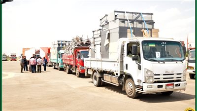 استلام الفرش والأثاث الإداري والتجهيزات لمجمعات الخدمات الحكومية في الدقهلية 