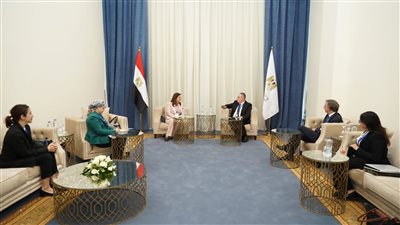 هالة السعيد تبحث سبل التعاون مع مساعد الأمين العام للأمم المتحدة ومدير المكتب الإقليمي للدول العربية