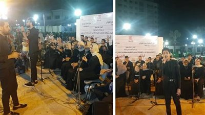 عرض فني لفرقة الإنشاد الديني بالبحيرة (صور)