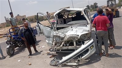 إصابة 6 أشخاص في انقلاب ميكرباص أعلى الدائري المعادي 