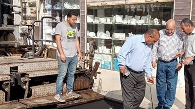 متابعة يومية لأعمال النظافة والتجميل بمراكز الشرقية