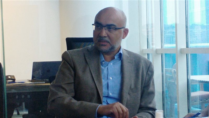 محمد عكاشة خلال المؤتمر
