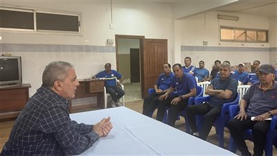 اختبارات المقاولون 2023، رضوان يجتمع بمدربي قطاع الناشئين للتجهيز 