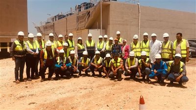 وفد من البنك الدولي ووزارة الإسكان يتفقد الأعمال الجارية بمحطة معالجة صرف صحي ظفر
