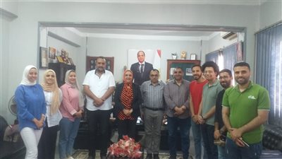 وكيل رياضة الدقهلية تلتقي أعضاء سفراء مشواري