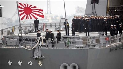 اليابان تستفز كوريا الجنوبية بـ علم الشمس المشرقة