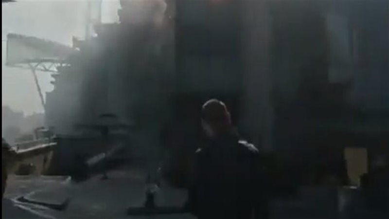 حرق أبواب منازل أوسيم،