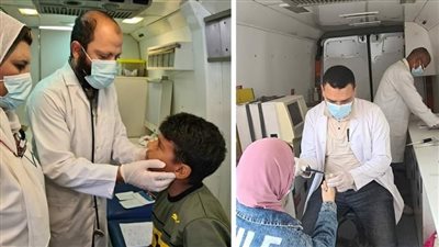 الكشف على 1716 مواطنًا خلال قافلة طبية مجانية بمركز كوم حمادة بالبحيرة (صور)