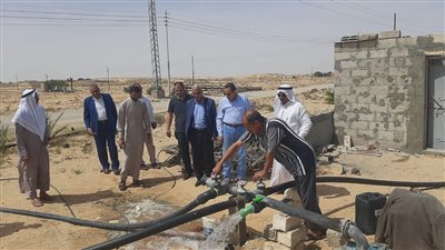 جولة تفقدية لمحافظ شمال سيناء بالشيخ زويد (صور)