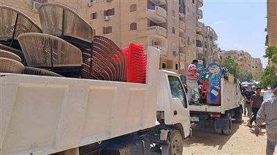 تحرير 117 محضرًا خلال حملة لإزالة الإشغالات بشوارع ملوى بالمنيا