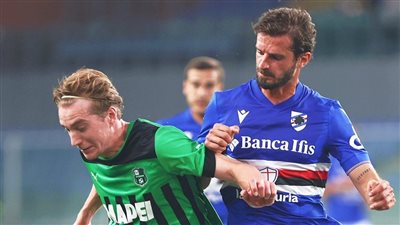 الدوري الإيطالي، التعادل الإيجابي 2-2 يحسم مباراة سامبدوريا وساسولو 