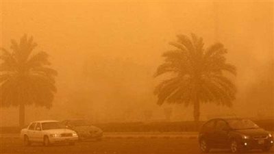 عاصفة ترابيه تقطع الكهرباء عن مدينة أبوسمبل بالكامل