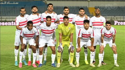 فقرة بدنية للاعبي الزمالك فى المران