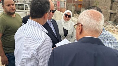 محافظ القاهرة يتفقد محور شمال طرة