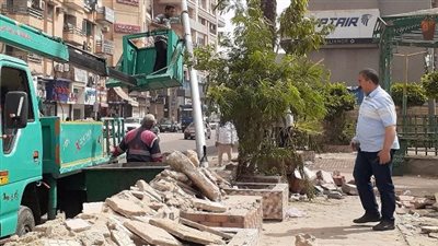 متابعة الأعمال الجارية بمنيا القمح وحى أول بالشرقية 