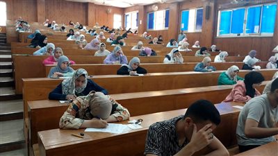 نائب رئيس جامعة المنصورة يتابع سير العملية الامتحانية بكليتي التربية والفنون الجميلة