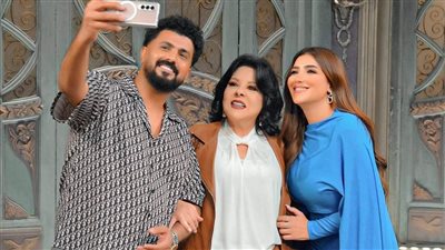 صور من كواليس حلقة محمد سامي ومي عمر في 