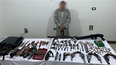 حبس عنصر إجرامي بتهمة إدارة ورشة لتصنيع الأسلحة النارية بالأقصر 