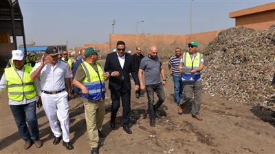 25 صورة ترصد جولة محافظ الدقهلية في مصنع تدوير المخلفات البلدية بسندوب 