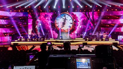 التحضيرات النهائية لـ حفل شيرين عبد الوهاب في جدة (صور)