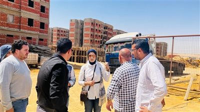 رئيسة جهاز السويس الجديدة تتابع تنفيذ شقق سكن كل المصريين 