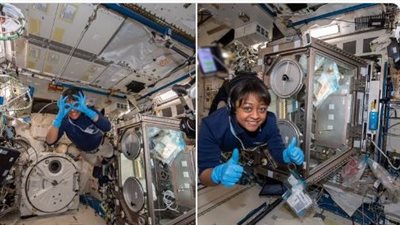 ريانة برناوي تنشر صورًا فريدة لألواح الطاقة الشمسية على محطة الفضاء (فيديو وصور) 