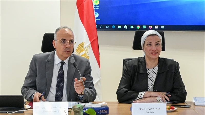 وزيرا البيئة والري،