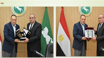 محافظ الشرقية يكرم السكرتير العام المساعد