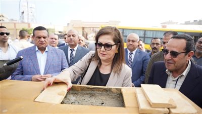 وزيرة التخطيط تضع حجر الأساس لمركز خدمات مصر بالعريش