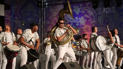 فرقة رضا تعرض الفلكلور المصرى وBeeb Marching Band تشعل مهرجان الطبول (فيديو وصور)