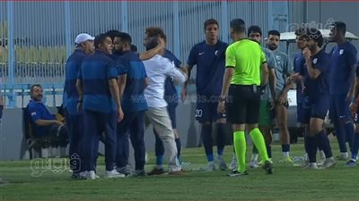 مدير الكرة بإنبي يكشف تفاصيل حديثه مع حكم مباراة فيوتشر