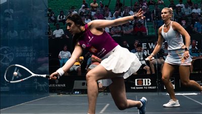 الإسكواش، مواجهات قوية في ربع نهائي بطولة الجونة