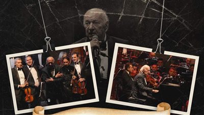 انطلاق حفل الموسيقار عمر خيرت تحت سفح الأهرامات 3 يونيو 