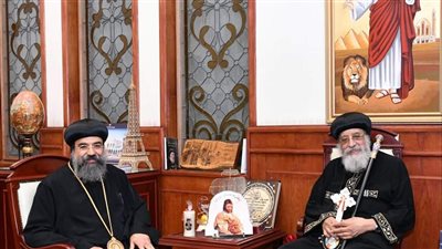 البابا تواضروس يتلقى تقريرا عن الخدمة في بنسلفانيا بالولايات المتحدة