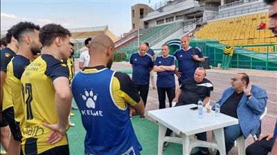 الدوري المصري، فتحي يحفز لاعبي المقاولون العرب قبل مواجهة الإسماعيلي