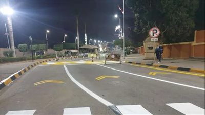 غلق كلي بميدان الرماية لإنشاء الممشى السياحي بالمتحف المصري الكبير