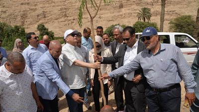 محافظ أسيوط أثناء مشاركته في حملة التشجير: توريد 170 ألف شتلة لزراعتها في الشوارع والميادين 