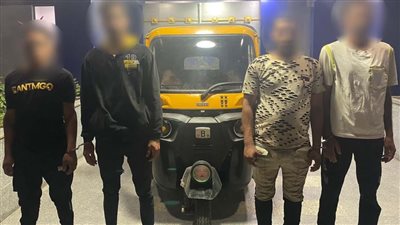سقوط عصابة الشطة لسرقة التكاتك في القليوبية 
