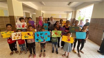 ورش وأنشطة تعليمية وفنية للأطفال في حدائق أكتوبر (صور)