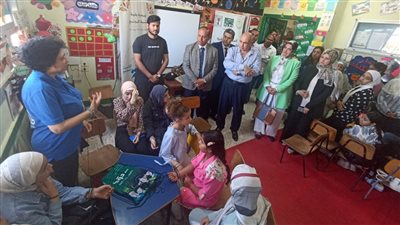 بدء فعاليات مبادرة تمكين الطفل المصري بمدرسة 25 يناير الرسمية لغات بالعريش