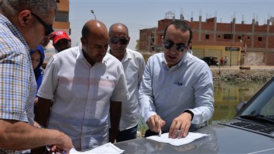 نائب محافظ الإسماعيلية يكلف بإعداد دراسة لحل مشكلة تراكم مياه الرشح بكسفريت  
