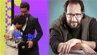 أحمد أمين يمنح طه الدسوقى جائزة أحسن ممثل كوميدي في رمضان