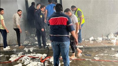 إخماد حريق في مخزن بمجمع الإسماعيلية الطبي 