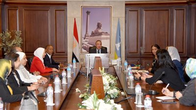 محافظ الإسكندرية يجتمع بممثلي الوكالة الألمانية وصندوق التنمية الحضرية 