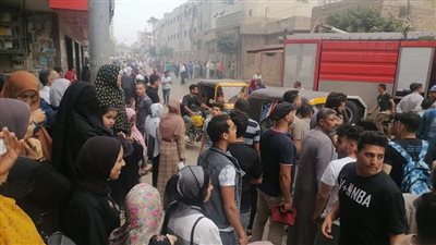 الصور الأولى لحريق مستشفى دكرنس بالدقهلية 