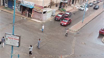 أمطار غزيرة ورعد وبرق في شوارع مرسى مطروح (صور )