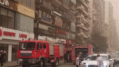 إخماد حريق في مطعم بالعجوزة