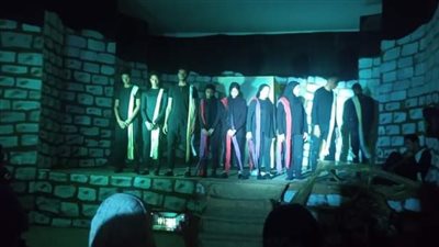 أولى ليالى العرض المسرحى دم السواقى بثقافة بولاق الوادي الجديد 