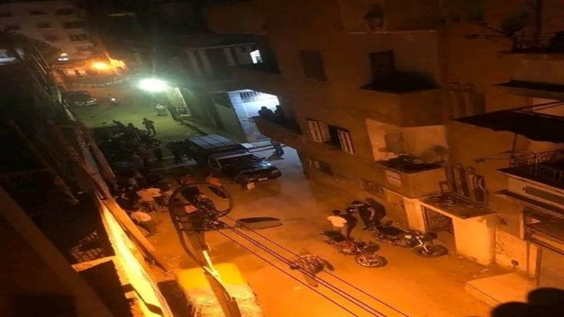 موقع جريمة مقتل ربة