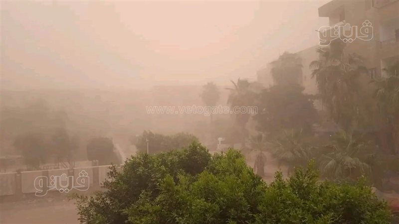 عاصفة ترابية مفاجئة
